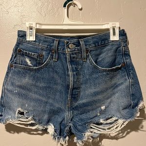 Womens Levi 501 shorts